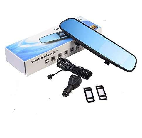 Crazy R1 Start! Vehicle Dash Cam Mirror DVR. Full HD 1080P